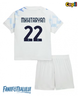 Inter Milan Henrikh Mkhitaryan #22 Echipament de Fotbal Replică 2025-26 Copii Deplasare (+ Șorturi)